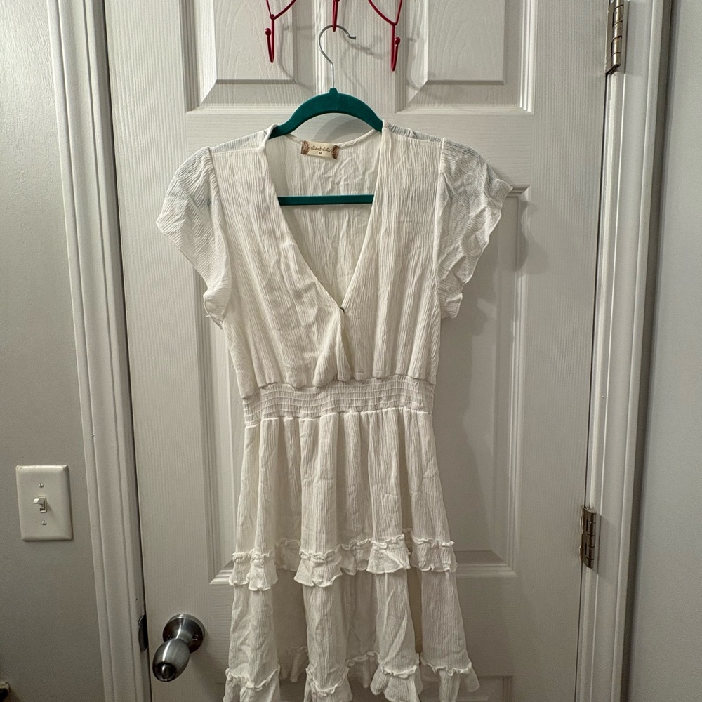 Altar'd State White Midi Dress